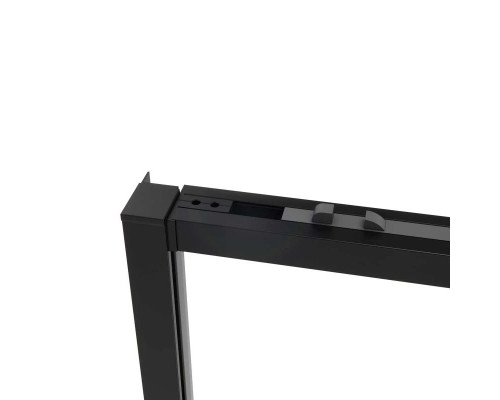 Душевой уголок 120x100 см Vincea Slim Soft VSR-1SS1012CLB прозрачное