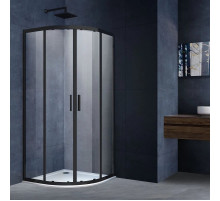 Душевой уголок 90x90 см Vincea Alpha VSQ-3AL900CLB прозрачное