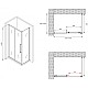 Купить Душевой уголок 100х100 см Abber Schwarzer Diamant AG30100BMH-S100BM матовое в магазине сантехники Santeh-Crystal.ru