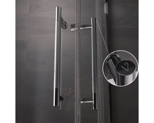 Купить Душевой уголок 108х88 см Veconi Premium Trento PTC20-CH-11090-01-C4 прозрачное в магазине сантехники Santeh-Crystal.ru