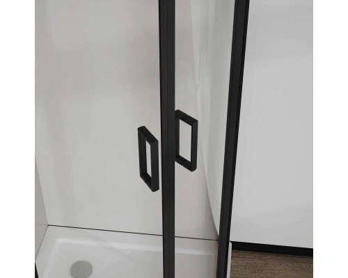 Душевой уголок 90x90 см Vincea City VSQ-5CT900CLB прозрачное