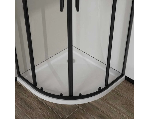 Душевой уголок 90x90 см Vincea City VSQ-5CT900CLB прозрачное