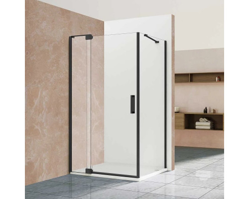 Душевой уголок 78,8-88,8x79 см Vincea Extra VSR-1E809080CLB прозрачное