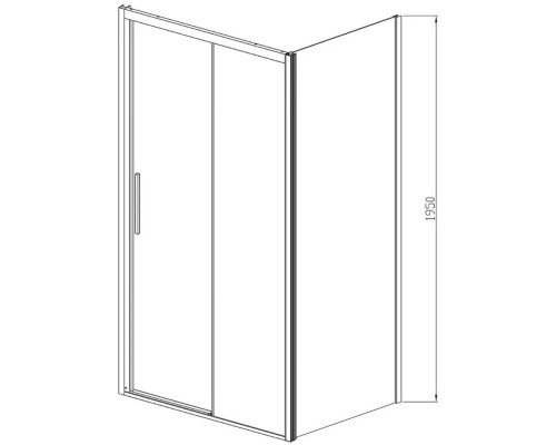 Душевой уголок 120x90 см Vincea Soft VSR-3SO9012CLGM прозрачное