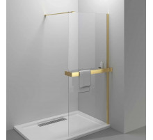 Душевая перегородка Vincea Walk-In HR VSW-4HR800CLG 80 см, профиль золотой матовый, стекло прозрачное