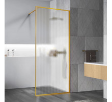 Душевая перегородка Vincea Walk-In HP Art VSW-1HP700FLBG 70 см, профиль золотой матовый, стекло рифленое