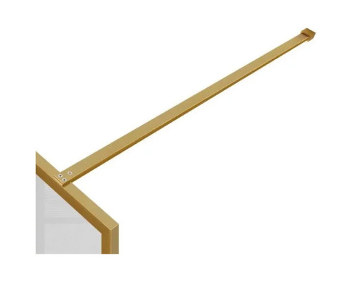 Душевая перегородка Vincea Walk-In HP Art VSW-1HP120FLBG 120 см, профиль золотой матовый, стекло рифленое