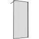 Душевая перегородка Vincea Walk-In HP Art VSW-1HP700FLB 70 см, профиль черный матовый, стекло рифленое