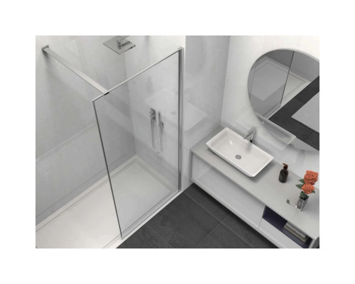 Душевая перегородка Vincea Walk-In HS VSW-1HS800CL 80 см, профиль хром, стекло прозрачное