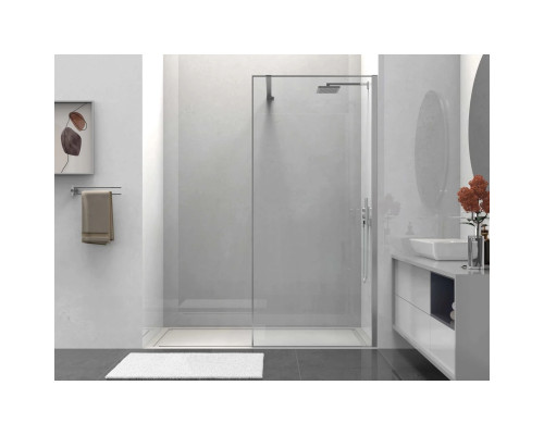 Душевая перегородка Vincea Walk-In HS VSW-1HS900CL 90 см, профиль хром, стекло прозрачное