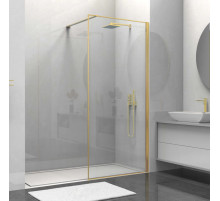 Душевая перегородка Vincea Walk-In HS VSW-1HS800CLG 80 см, профиль золотой матовый, стекло прозрачное
