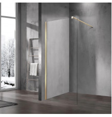 Душевая перегородка Vincea Walk-In VSW-1H600CLG 60 см, профиль золотой матовый, стекло прозрачное