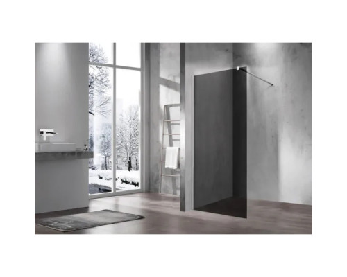 Душевая перегородка Vincea Walk-In VSW-1H110CG 100 см, профиль хром, стекло тонированное