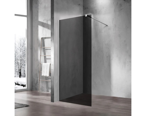 Душевая перегородка Vincea Walk-In VSW-1H110CG 100 см, профиль хром, стекло тонированное