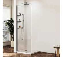 Душевая перегородка Vincea Walk-In HWS VSW-1HWS600CLGM 59,8 см, профиль вороненая сталь, стекло прозрачное
