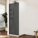 Душевая перегородка Vincea Walk-In HWS VSW-1HWS900GFB 89,8 см, профиль черный матовый, стекло тонированное матовое