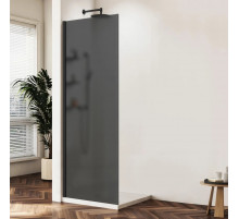 Душевая перегородка Vincea Walk-In HWS VSW-1HWS900GFB 89,8 см, профиль черный матовый, стекло тонированное матовое
