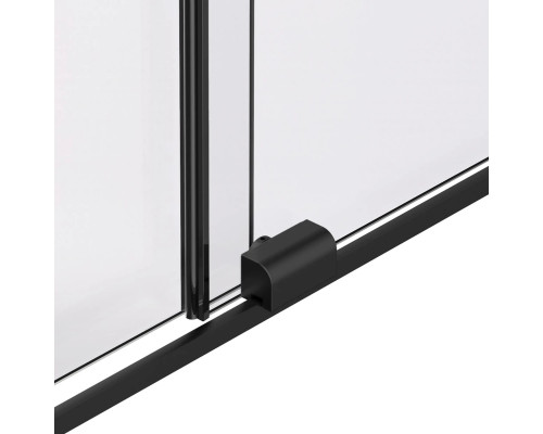 Душевая перегородка Vincea Walk-In WSL VSW-1WSL120CLB 120 см, профиль черный матовый, стекло прозрачное