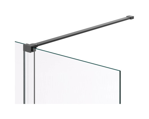 Душевая перегородка Vincea Walk-In WSL VSW-1WSL120CGGM 120 см, профиль вороненая сталь, стекло тонированное