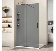 Душевая перегородка Vincea Walk-In WSL VSW-1WSL120CGGM 120 см, профиль вороненая сталь, стекло тонированное