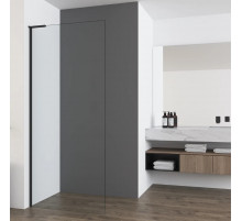 Душевая перегородка Vincea Walk-In HA VSW-7HA800CLB 80 см, профиль черный матовый, стекло прозрачное