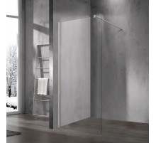 Душевая перегородка Vincea Walk-In VSW-1H900CLBN 90 см, профиль никель матовый, стекло прозрачное