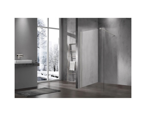 Душевая перегородка Vincea Walk-In VSW-1H600CLBN 60 см, профиль никель матовый, стекло прозрачное