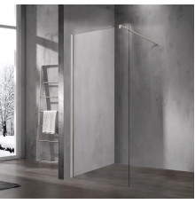 Душевая перегородка Vincea Walk-In VSW-1H800CLBN 80 см, профиль никель матовый, стекло прозрачное