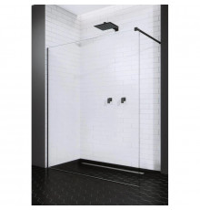 Неподвижная перегородка Radaway Modo New Black II 105 прозрачное