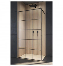 Неподвижная перегородка Radaway Modo New Black II Factory 110 прозрачное