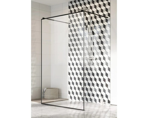 Купить Неподвижная перегородка Radaway Modo New Black I Frame 130 прозрачное в магазине сантехники Santeh-Crystal.ru