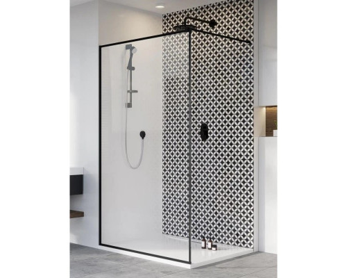 Заказать Неподвижная перегородка Radaway Modo New Black II Frame 50 прозрачное в магазине сантехники Santeh-Crystal.ru