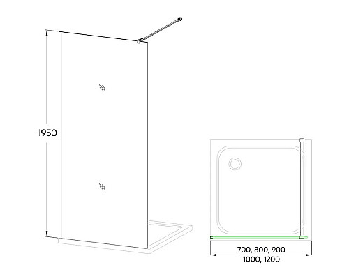 Santeh-Crystal.ru: Неподвижная перегородка 80 см Veconi Korato KR72-80-01-19C1 прозрачное Заказать Неподвижная перегородка 80 см Veconi Korato KR72-80-01-19C1 прозрачное в магазине сантехники Santeh-Crystal.ru