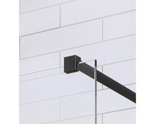 Заказать Неподвижная перегородка Radaway Modo X II Black 110 прозрачное в магазине сантехники Santeh-Crystal.ru