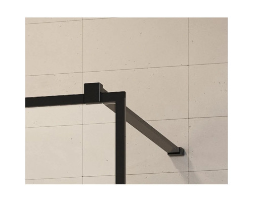 Приобрести Неподвижная перегородка Radaway Modo X Black II Frame 95 прозрачное в магазине сантехники Santeh-Crystal.ru