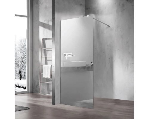 Неподвижная перегородка 90x200 см Vincea Walk-In VSW-1H900MR зеркальное