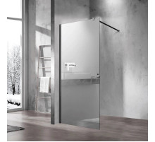 Неподвижная перегородка 90x200 см Vincea Walk-In VSW-1H900MRB зеркальное