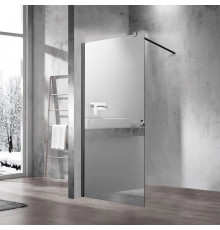 Неподвижная перегородка 90x200 см Vincea Walk-In VSW-1H900MRB зеркальное