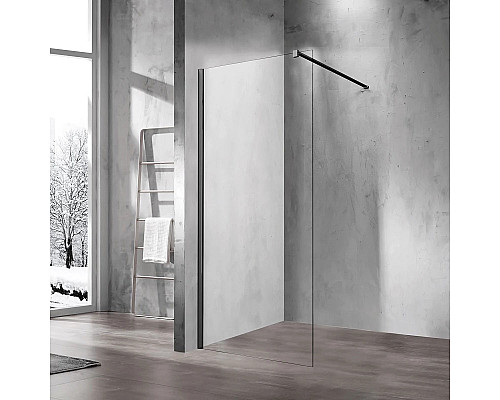 Неподвижная перегородка 120x200 см Vincea Walk-In VSW-1H120CLB прозрачное