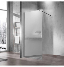 Неподвижная перегородка 90 см Vincea Walk-In VSW-1H900MRGM зеркальное