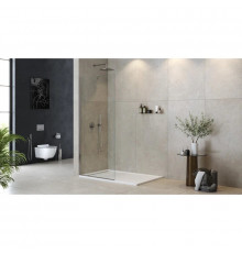 Неподвижная перегородка 95 см Cezares LIBERTA-L-1-TB-95-C-Cr прозрачное