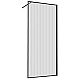 Купить Неподвижная перегородка 90 см Vincea Walk-In HP Art VSW-1HP900FLB рифленое в магазине сантехники Santeh-Crystal.ru