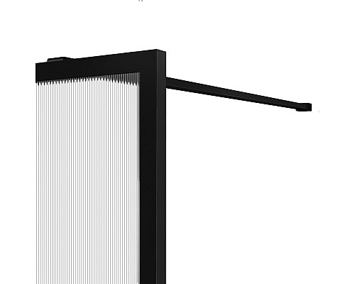 Купить Неподвижная перегородка 90 см Vincea Walk-In HP Art VSW-1HP900FLB рифленое в магазине сантехники Santeh-Crystal.ru