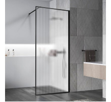 Неподвижная перегородка 100 см Vincea Walk-In HP Art VSW-1HP100FLB рифленое