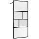 Купить Неподвижная перегородка 90 см Vincea Walk-In HC Art VSW-1HC900CFB прозрачное/рифленое в магазине сантехники Santeh-Crystal.ru