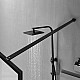 Купить Неподвижная перегородка 90 см Vincea Walk-In HC Art VSW-1HC900CFB прозрачное/рифленое в магазине сантехники Santeh-Crystal.ru