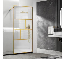 Неподвижная перегородка 100 см Vincea Walk-In HC Art VSW-1HC100CFBG прозрачное/рифленое