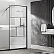 Заказать Неподвижная перегородка 80 см Vincea Walk-In HC Art VSW-1HC800CFGM прозрачное/рифленое в магазине сантехники Santeh-Crystal.ru