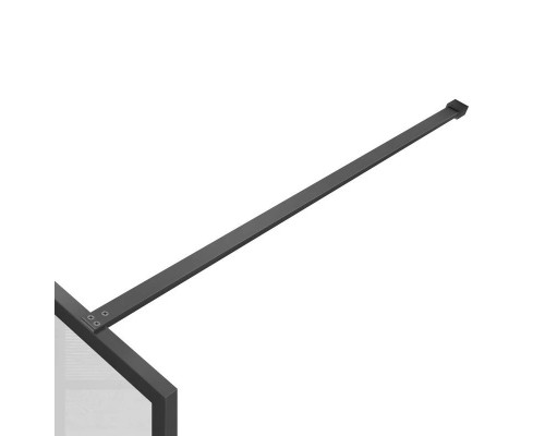 Купить Неподвижная перегородка 90 см Vincea Walk-In HC Art VSW-1HC900CFGM прозрачное/рифленое в магазине сантехники Santeh-Crystal.ru