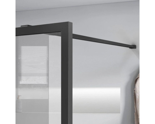 Купить Неподвижная перегородка 90 см Vincea Walk-In HC Art VSW-1HC900CFGM прозрачное/рифленое в магазине сантехники Santeh-Crystal.ru